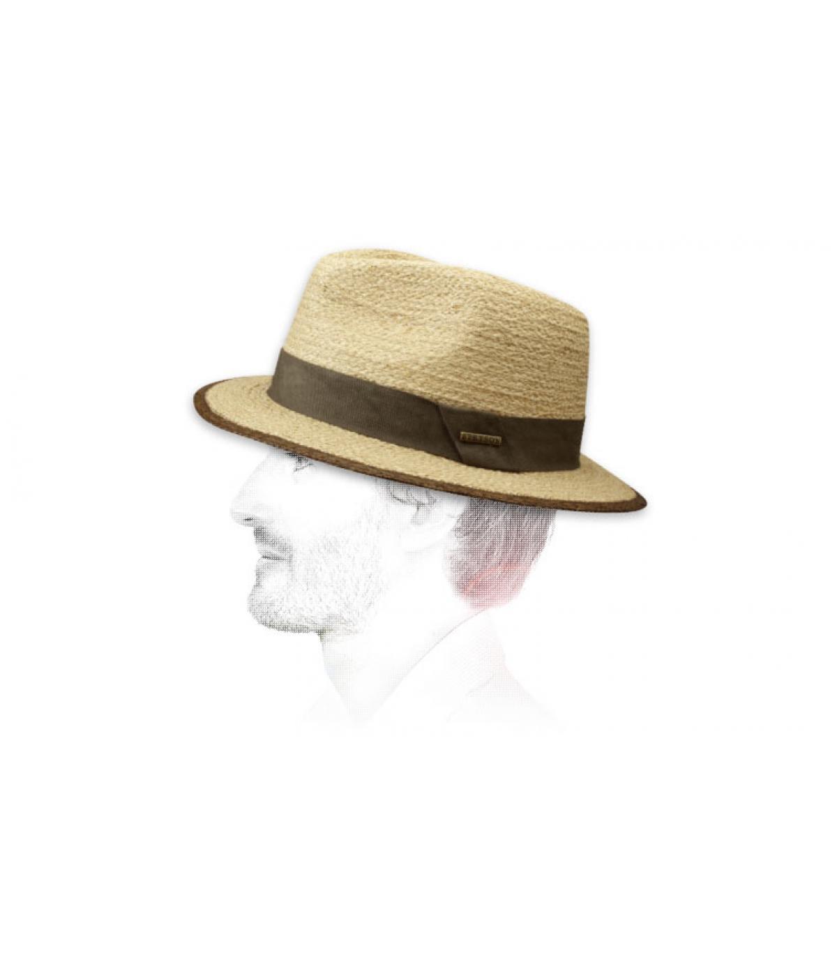 Chapeau paille Stetson Merriam